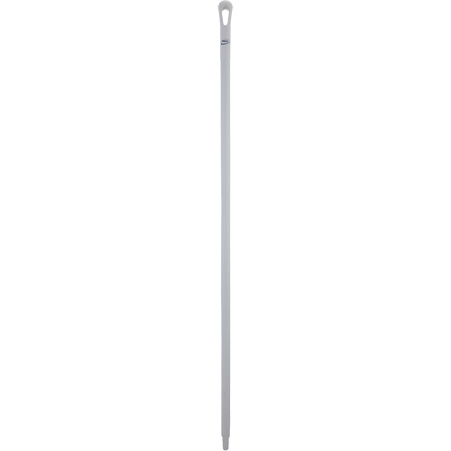 Ultra Hygiene Handle, Broom/Scraper/Squeegee, White, Ergonomic, 59" L The Estey Group