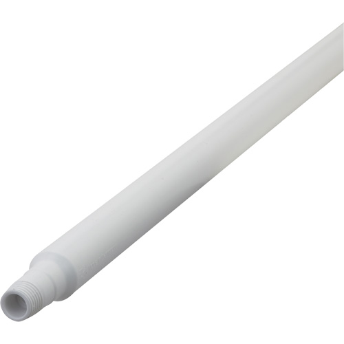 Ultra Hygiene Handle, Broom/Scraper/Squeegee, White, Ergonomic, 59" L The Estey Group