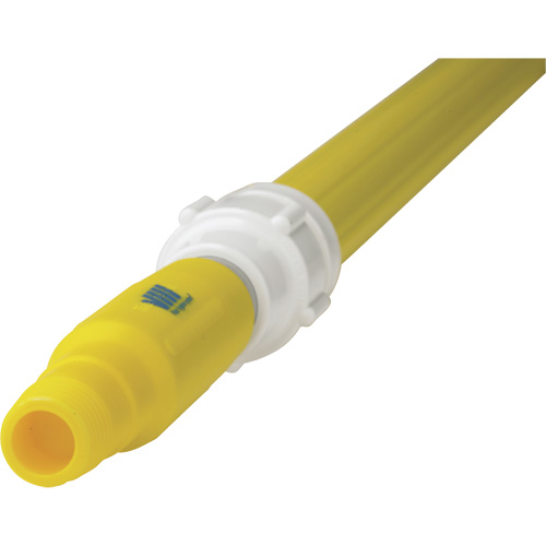 Deck Scrub Handle, Brush/Pad Holder, Yellow, Telescopic, 62"-113" L The Estey Group