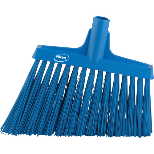 Angle Broom Head, X-Coarse Bristles, 12", Polyester, Blue The Estey Group