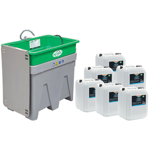 Ensemble de d&eacute;marrage pour lavage de pi&egrave;ces Maxi BIO-CIRCLE, Plastique The Estey Group
