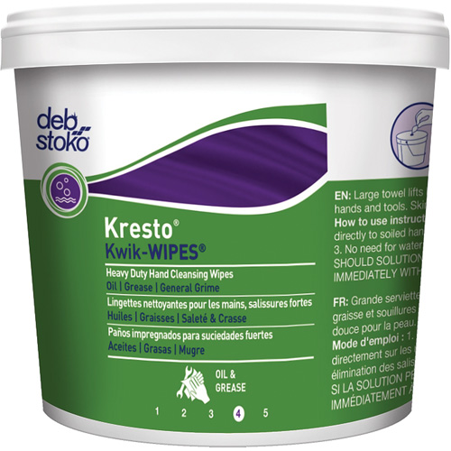 Kresto&reg; Kwik-Wipes&reg; Wipes, 130 Wipes, 12" x 10" The Estey Group