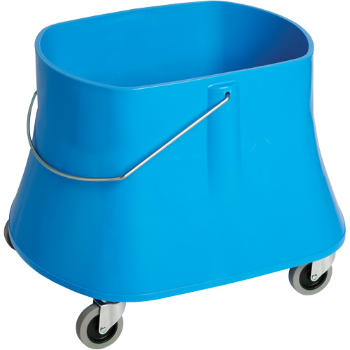 Seau pour vadrouille Champ, Capacit&eacute; de 10 gal. US (40 pintes), Bleu The Estey Group