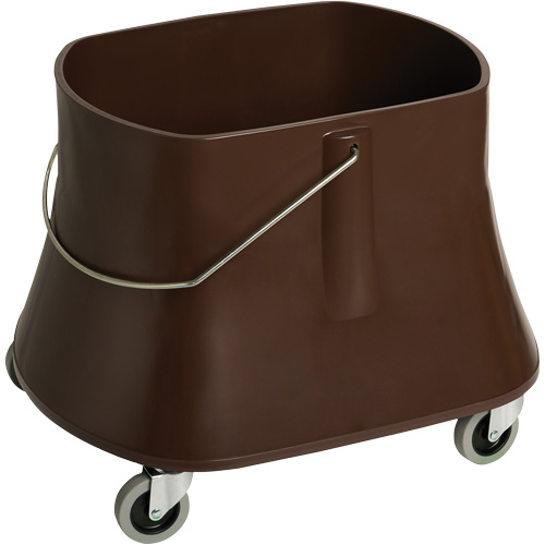 Seau pour vadrouille Champ, Capacit&eacute; de 10 gal. US (40 pintes), Brun The Estey Group