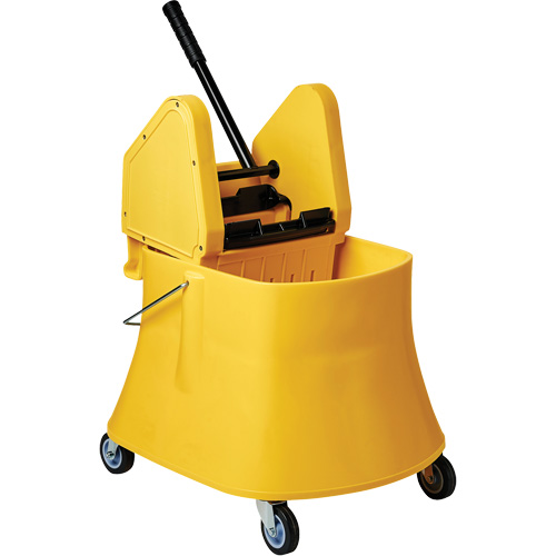 Champ Bucket & Wringer Combo, Down Press, 7.5 US Gal. (30 Quarts), Yellow The Estey Group