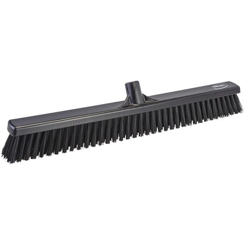 T&ecirc;te de balai-brosse &agrave; soies combin&eacute;es, Crins Cors&eacute;/Fin, 24", Polyester, Noir The Estey Group