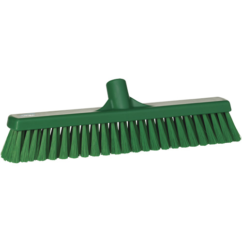 T&ecirc;te de balai-brosse pour petites particules, Crins Fin, 16-1/2", Polyester, Vert The Estey Group