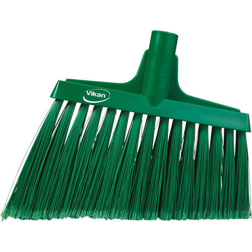 T&ecirc;te de balai oblique, Crins &agrave; bout ouvrant, 11-1/2", Polyester, Vert The Estey Group