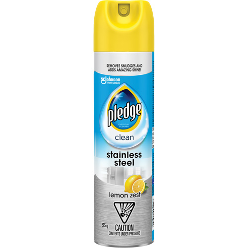 Pledge&reg; Stainless Steel Cleaner, 275 g, Aerosol Can The Estey Group