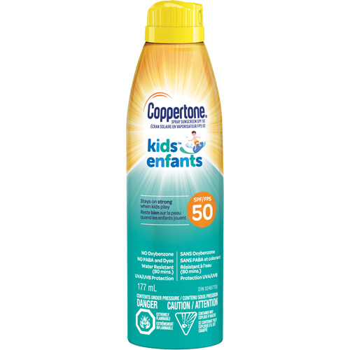 Kids Water Resistant Sunscreen, SPF 50, Aerosol The Estey Group