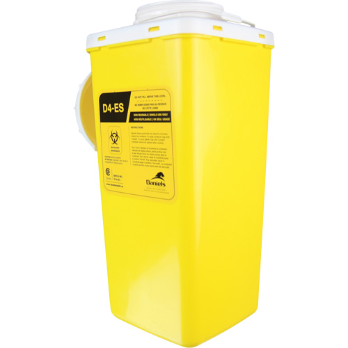 Biomedical Sharps Disposal Internal Container, 4 L Capacity The Estey Group