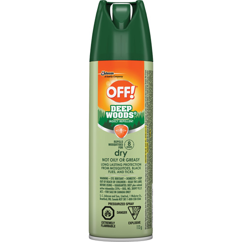 OFF! Deep Woods&reg; Insect Repellent, 25% DEET, Aerosol, 113 g The Estey Group