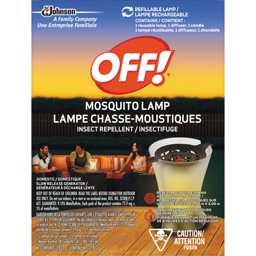 Lampe chasse-moustiques Off! PowerPad, Sans DEET, Lampe,  The Estey Group