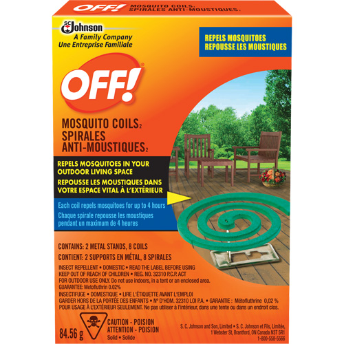 Spirales antimoustiques Off!, Sans DEET, Spirale,  The Estey Group