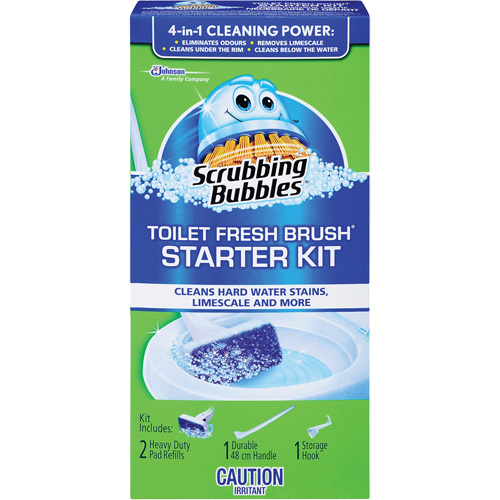 Scrubbing Bubbles&reg; Fresh Brush&reg; Toilet Brush Starter Kit, Refill The Estey Group