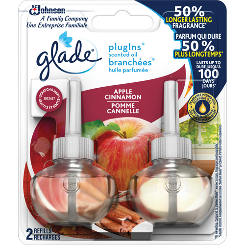 Glade&reg; PlugIns&reg; Scented Oil Refills, Apple Cinnamon, Cartridge The Estey Group