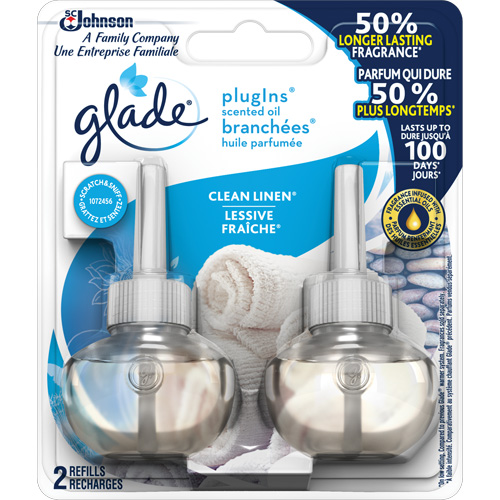 Glade&reg; PlugIns&reg; Scented Oil Refills, Clean Linen&reg;, Cartridge The Estey Group