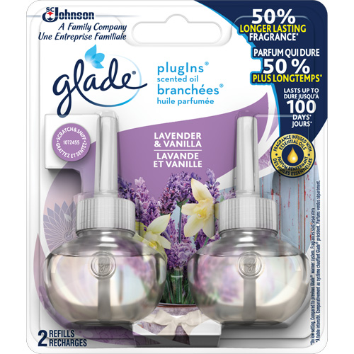 Glade&reg; PlugIns&reg; Scented Oil Refills, Lavender & Vanilla, Cartridge The Estey Group