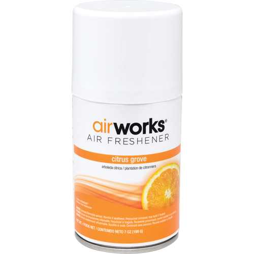 AirWorks&reg; Metered Air Fresheners, Citrus Grove, Aerosol Can The Estey Group