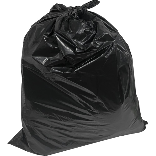 Sacs &agrave; d&eacute;chets de calibre industriel, Utilitaire, 24" la x 22" lo, 0,64 mils, Noir, Capacit&eacute; 26 L (7 Gal.) The Estey Group