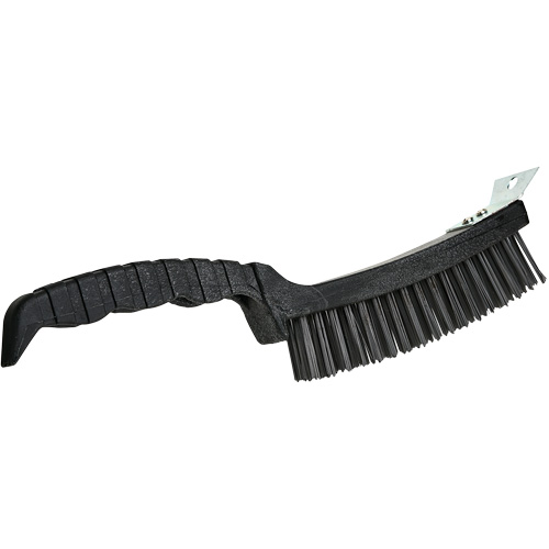 Scratch Brush, Steel, 4 x 17 Wire Rows, 12" Long The Estey Group