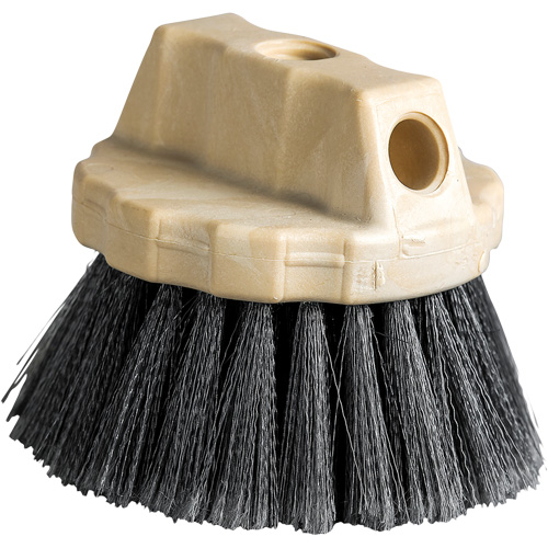 Brosse pour fen&ecirc;tres &agrave; soies fleur&eacute;es, 5" l, Soies Polypropyl&egrave;ne, Gris The Estey Group
