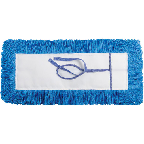 Static-H Dust Mop, Tie-On Style, Nylon, 18" L x 5" W The Estey Group