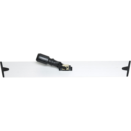 Support de vadrouille &agrave; &eacute;pousseter en microfibres &agrave; boucles et crochets, 24", Aluminium The Estey Group