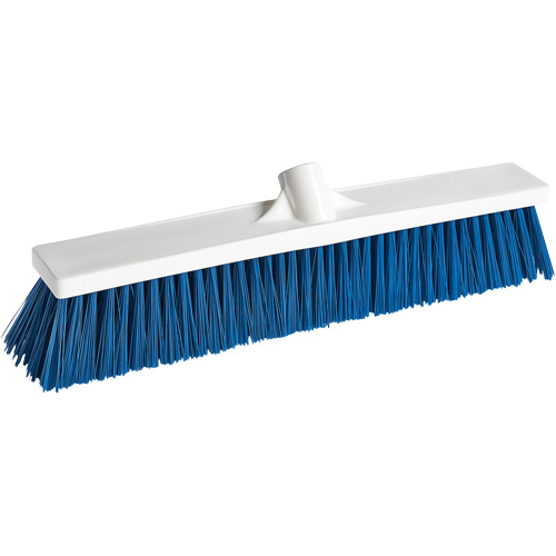 Foodservice Push Broom, Medium Bristles, 24", Polyester, White The Estey Group