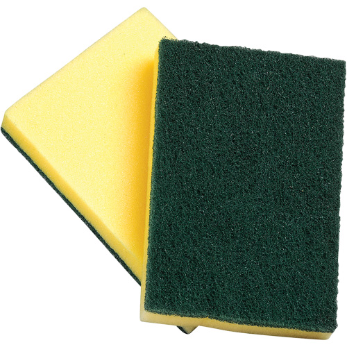 Sponges with Scouring Pad, Scrubbing, 4" W x 6" L The Estey Group
