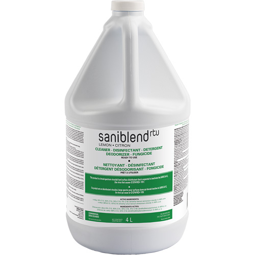 D&eacute;sinfectant et assainissant SaniBlend pr&ecirc;t &agrave; l'emploi, 4 L, Cruche The Estey Group