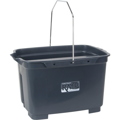 Dual Compartment Bucket, 4.75 US Gal. (19 qt.) Capacity, Grey The Estey Group