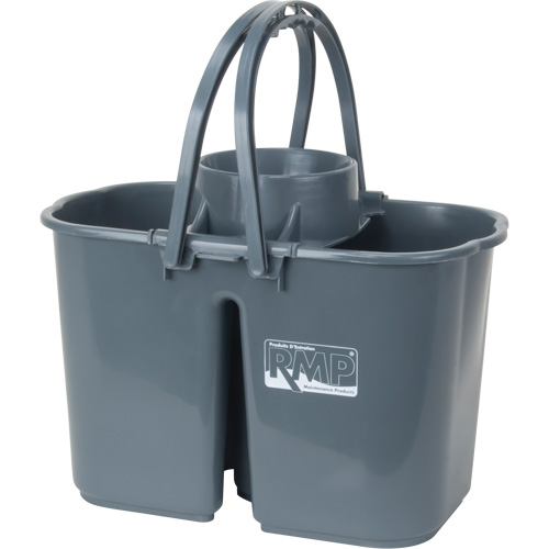 Seau et essoreuse pour vadrouille, Passoire, 3,75 gal. US (15 pintes), Gris The Estey Group