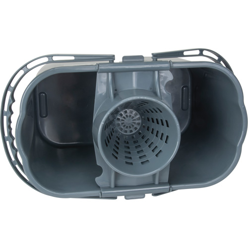 Seau et essoreuse pour vadrouille, Passoire, 3,75 gal. US (15 pintes), Gris The Estey Group