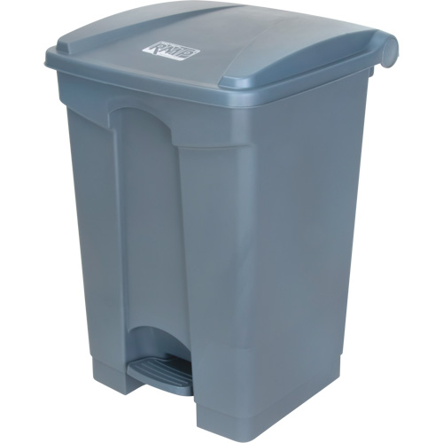 Poubelle &agrave; p&eacute;dale, Plastique, Capacit&eacute; 12 gal. US The Estey Group