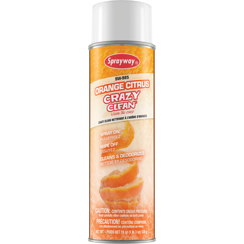 Orange Citrus Crazy Clean, 19 fl. oz., Aerosol Can The Estey Group
