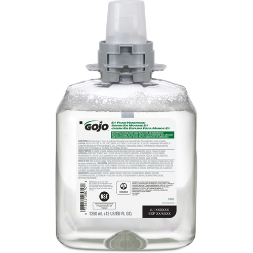 FMX-12 E1 Hand Soap, Foam, 1250 ml, Unscented The Estey Group