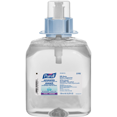D&eacute;sinfectant pour les mains FMX-12 avanc&eacute;e et certifi&eacute;e &eacute;cologique, 1,2 L, Cartouche de recharge, 70 % alcool The Estey Group