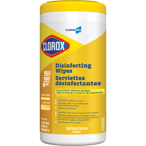 Lingettes d&eacute;sinfectantes, 75 lingettes The Estey Group