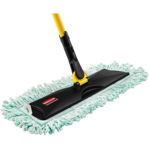 Tampon avec frange pour vadrouille &agrave; &eacute;pousseter Hygen, Style Boucles et crochets, Microfibre, 52" lo x 9" la The Estey Group