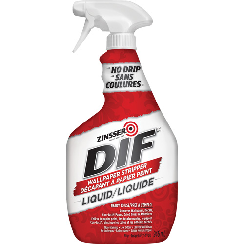 D&eacute;capant &agrave; papier peint &agrave; action rapide DIF, 946 ml, Bouteille &agrave; g&acirc;chette The Estey Group