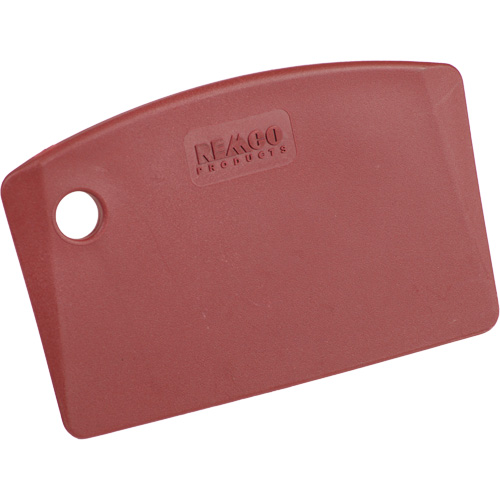 Mini grattoir de paillasse perceptible par d&eacute;tecteur de m&eacute;tal, Rouge, 5-1/4" la x 3-2/5" lo The Estey Group