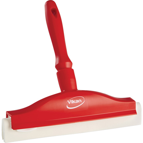 Raclette de paillasse avec lame en mousse, 10", Rouge The Estey Group