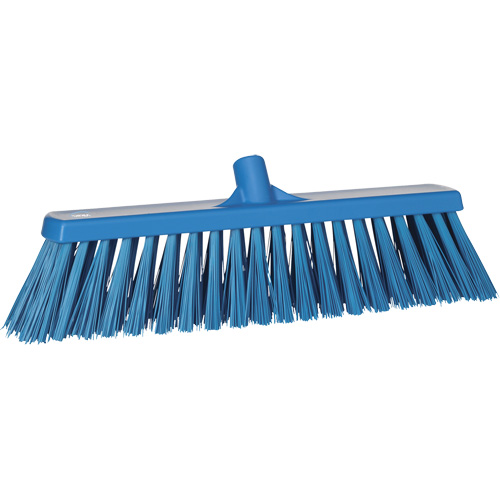 Balai-brosse robuste, Crins Ferme, 20", Polyester, Bleu The Estey Group