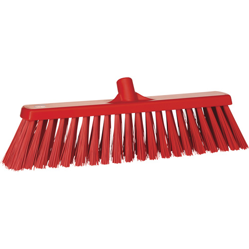 Balai-brosse robuste, Crins Ferme, 20", Polyester, Rouge The Estey Group