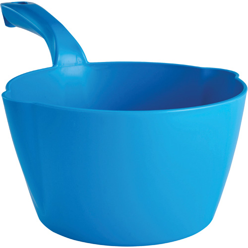 Round Bowl Scoop, Plastic, Blue, 64 oz. The Estey Group