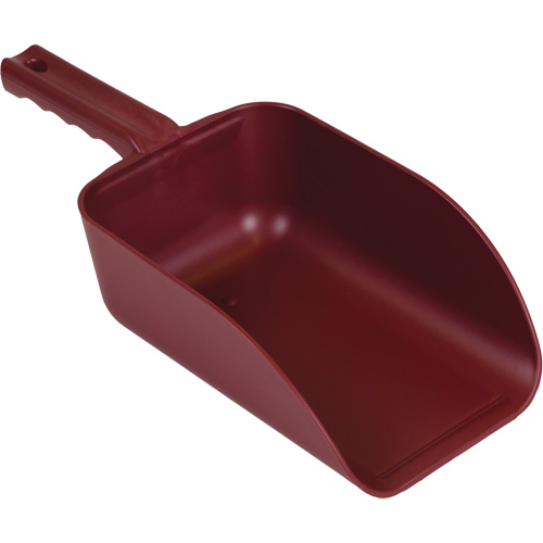 Metal Detectable Hand Scoop, Plastic, Red, 82 oz. The Estey Group