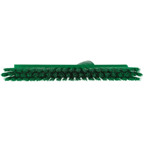 Balai biseaut&eacute; avec pas de vis inclin&eacute;, Crins Moyen, 10", Polyester, Vert The Estey Group