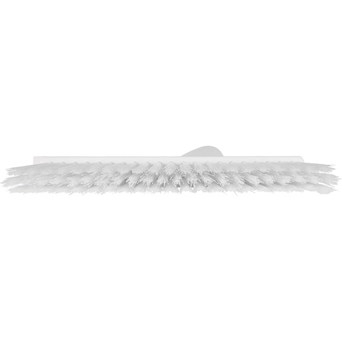 Balai biseaut&eacute; avec pas de vis inclin&eacute;, Crins Moyen, 10", Polyester, Blanc The Estey Group