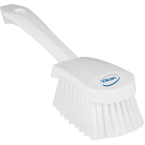 Brosse &agrave; r&eacute;curer avec manche court, Soies Doux, Longueur de 10-1/2", Blanc The Estey Group